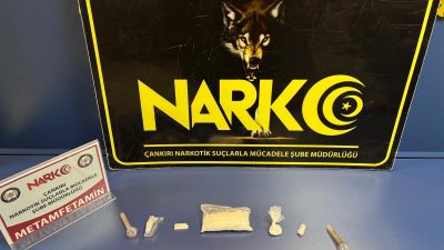 Çankırı’nın Ilgaz ilçesinde polis ekipleri tarafından uyuşturucu madde imal ve