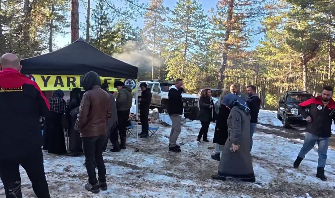Karabük’te özel eğitimli çocuklar kış kampı etkinliğinde hem karın keyfini