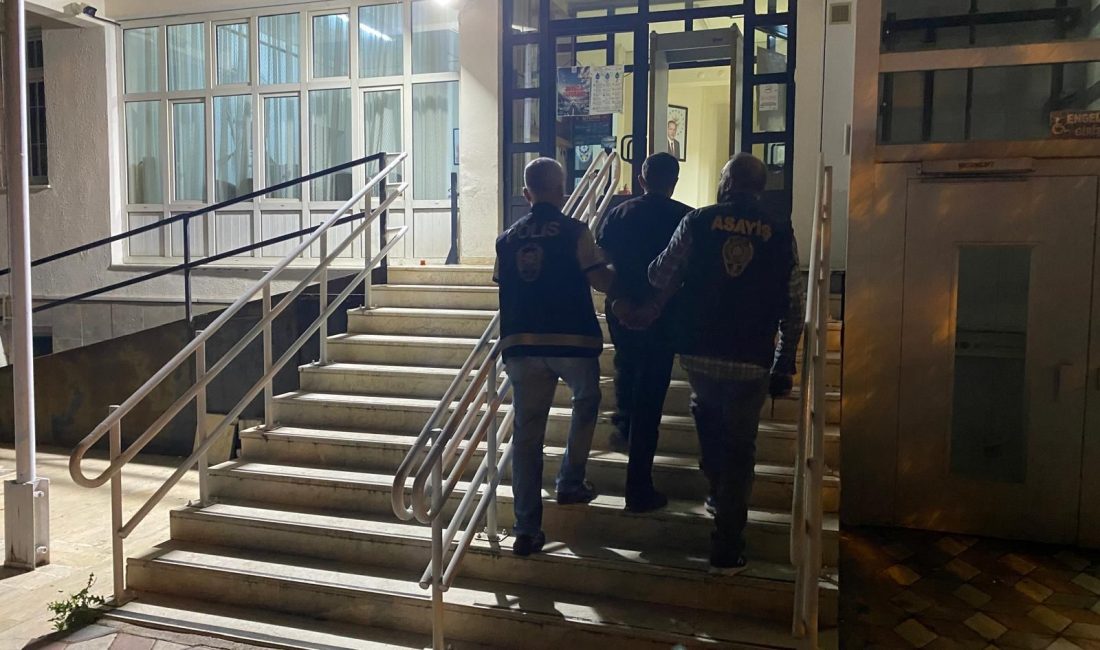 Burdur’da farklı suçlardan haklarında kesinleşmiş hapis cezası bulunan 2 firari