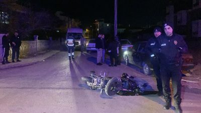 Karaman’da otomobil ile motosikletin çarpışması sonucu meydana gelen kazada 2