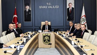Sivas Valiliği, şehrin güvenliği ve kamu düzeninin sağlanması adına “Emin