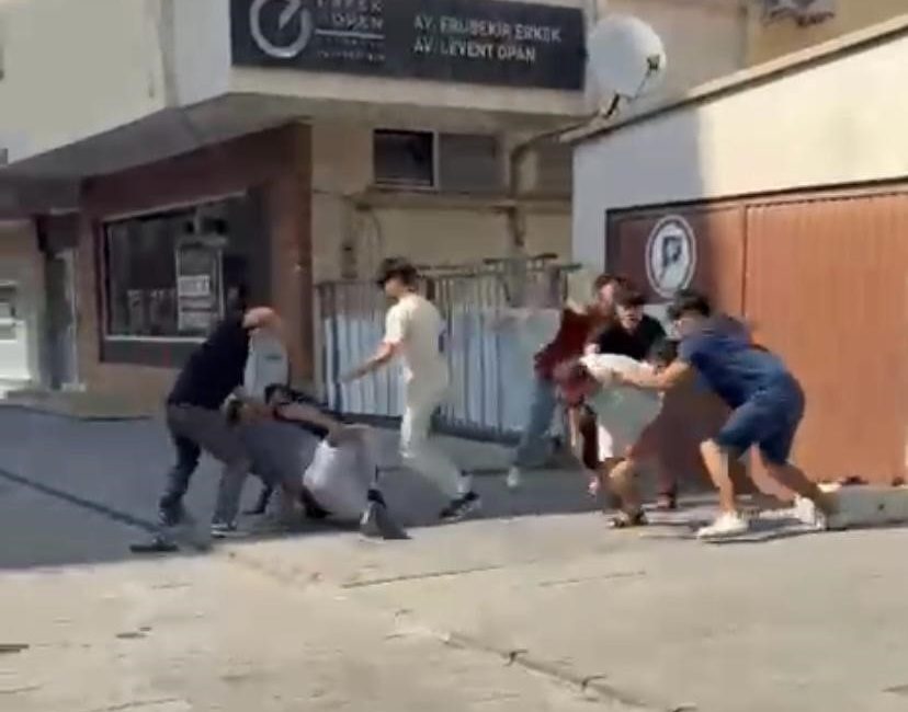 Kayseri’nin Kocasinan ilçesinde yabancı uyruklu iki grup arasında çıkan kavgada