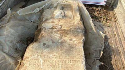 Yalova’nın Çınarcık ilçesinde Roma dönemine ait bin 900 yıllık mezar