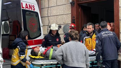 Antalya'da babasına ait otelin personel mutfağından depoya inmek isteyen genç,