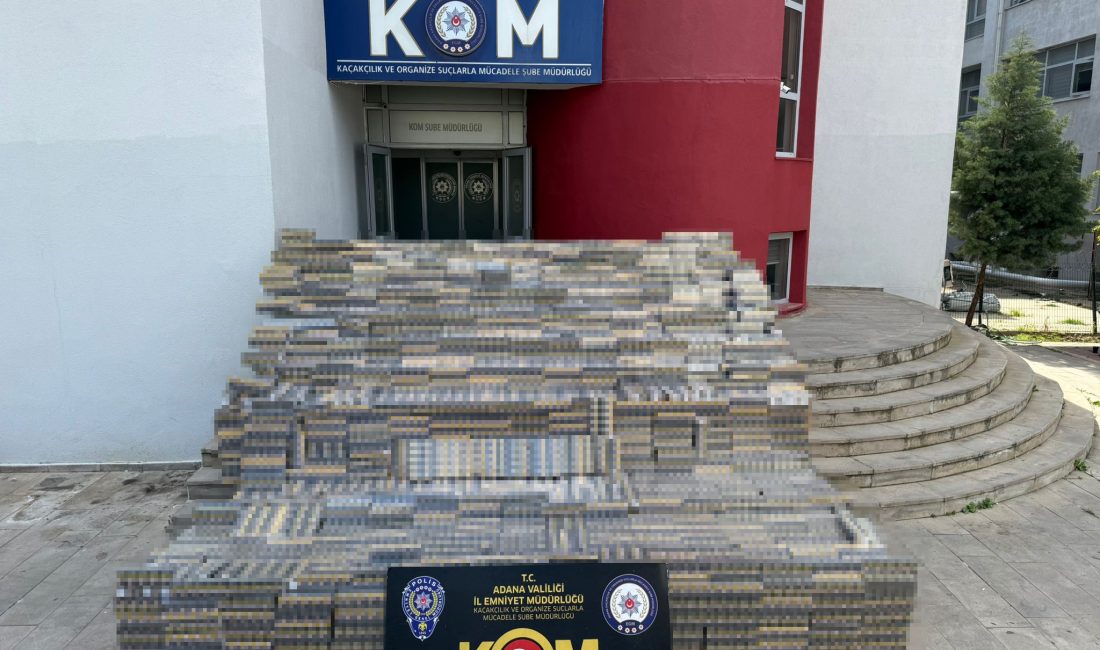 Adana'da bir kamyonda piyasa değeri 13 milyon 500 bin TL