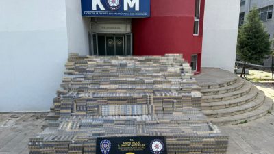 Adana'da bir kamyonda piyasa değeri 13 milyon 500 bin TL