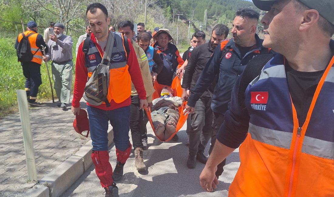 Çorum'un İskilip ilçesinde kaybolan 86 yaşındaki yaşlı adam, ekipler tarafından