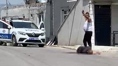 Kocaeli'de 5 çocuk annesi kadın, tartıştığı kocası tarafından sokak ortasında