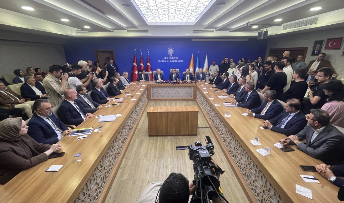 AK Parti Bursa İl Başkanığı ziyaretinde konuşan Milli Eğitim Bakanı